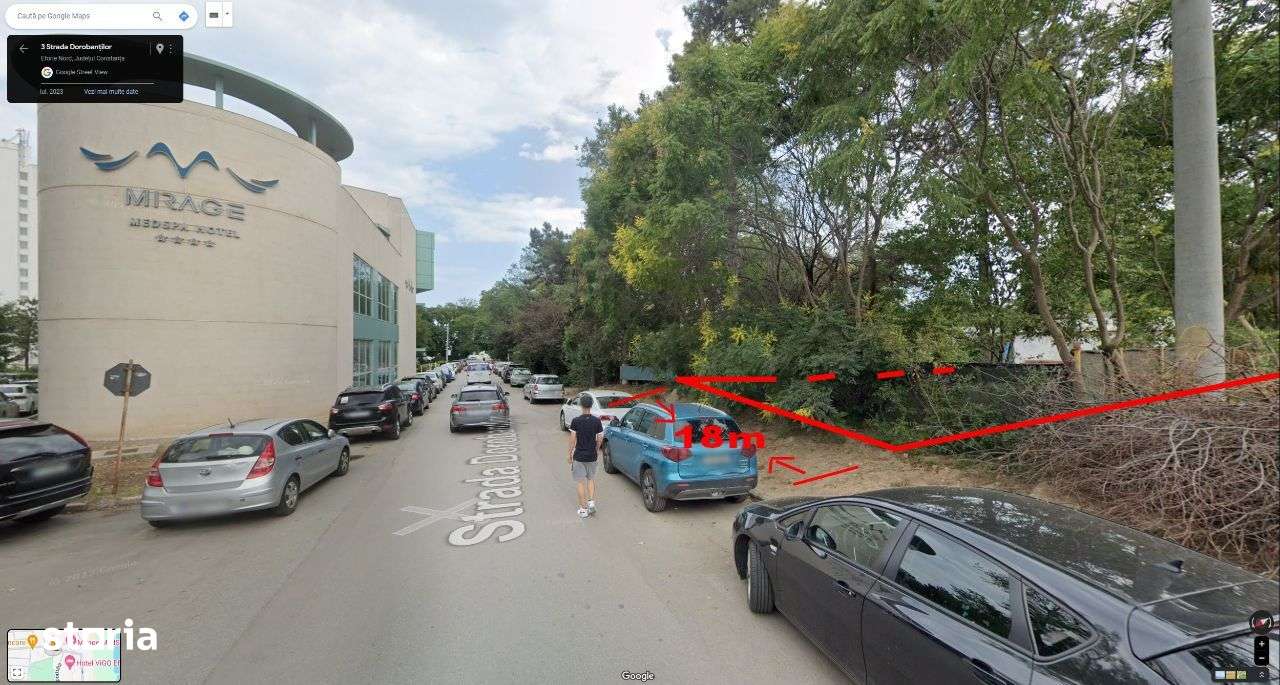 Teren Eforie Nord 400mp in fata la Miraj MedSpa la 100m de mare - Imagine principală: 3/3