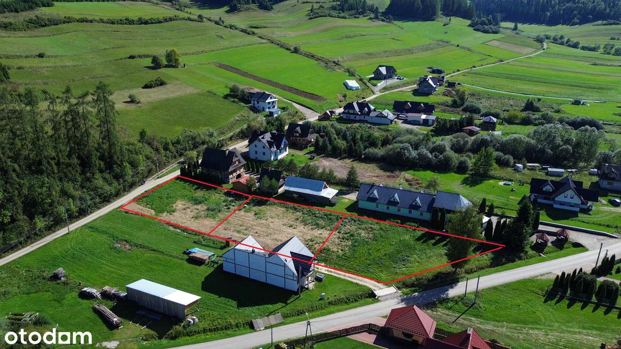 Trzy działki budowlane 850, 948, 1029 m2 -natura, góry blisko jezioro.-7