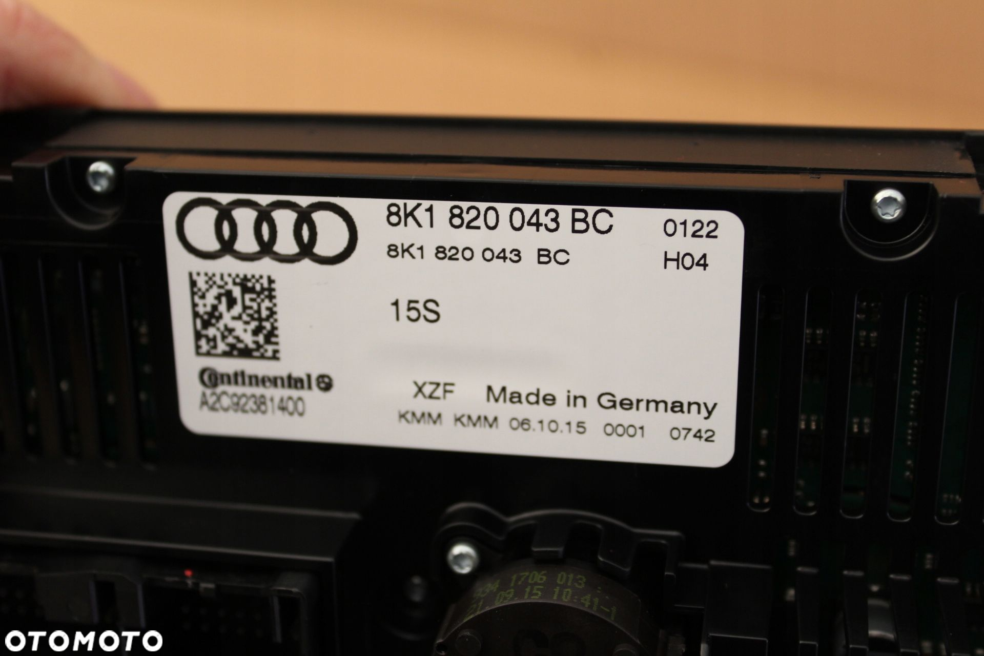 Panel nawiewu Audi A5 8T Lift 8K1820043BC - 6