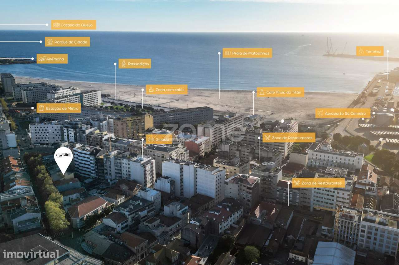 Carofini Apartamento T1+1 frente Matosinhos Sul (Fração E) - Grande imagem: 5/18