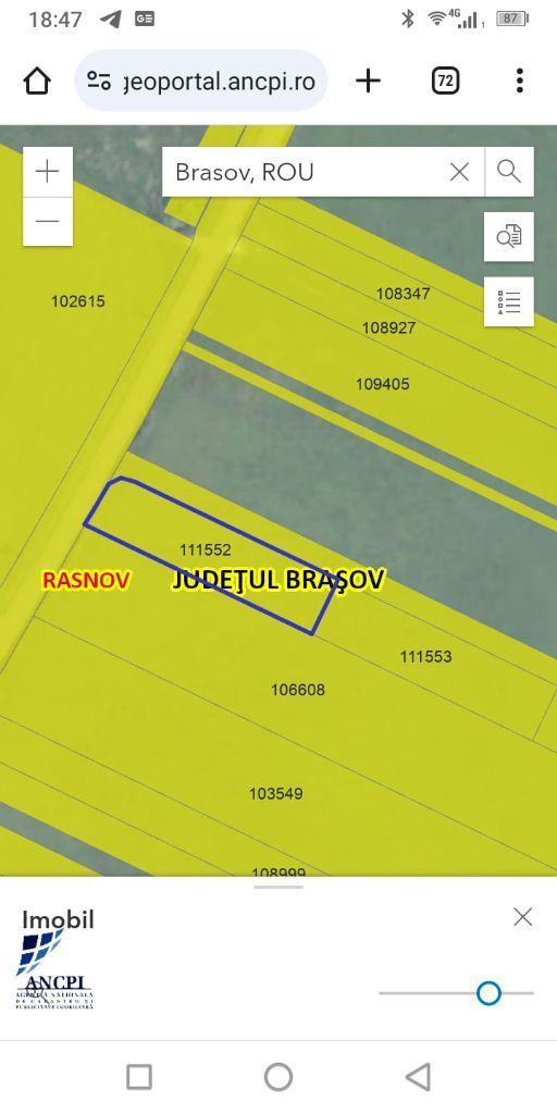 Parcele teren de vânzare la strada principala în Glajerie