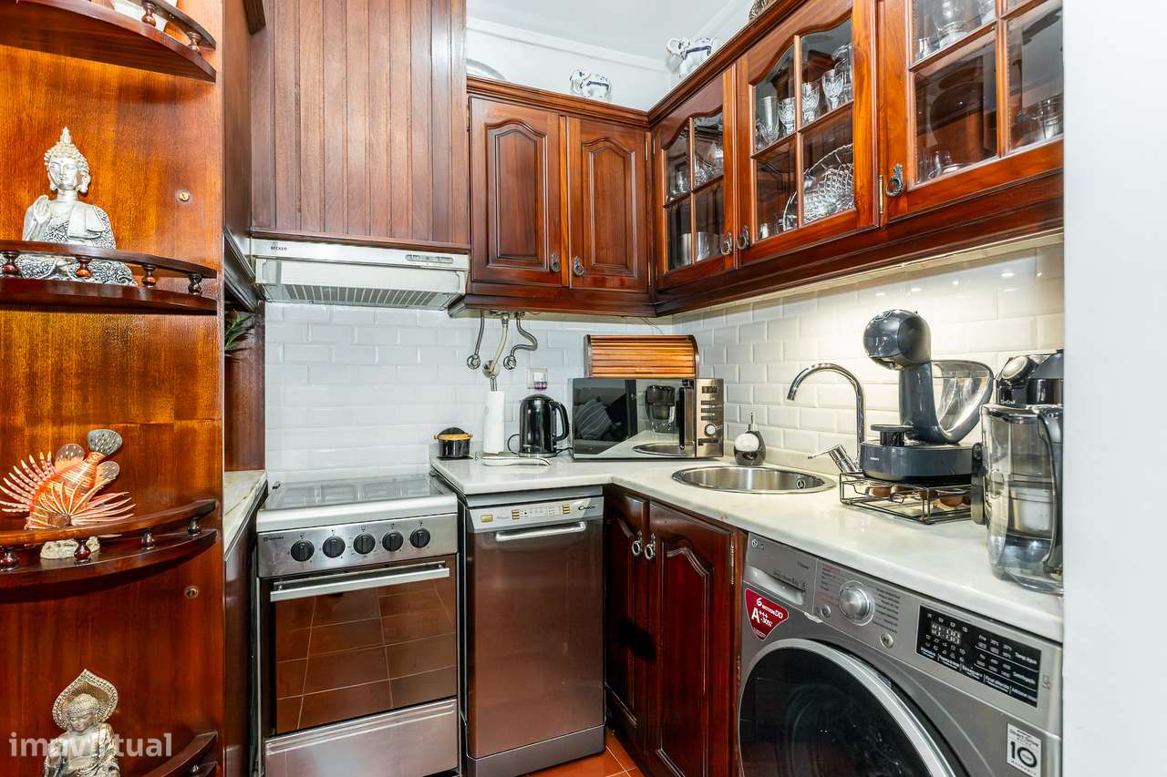 Apartamento T1 com terraço, em Barcarena-13