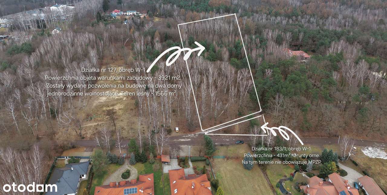 Działka na sprzedaż- Otulina Lasu Łagiewnickiego-1