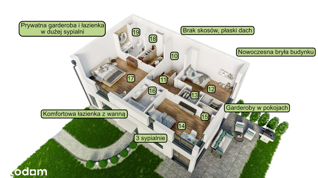 Szeregowiec / Koczargi Stare - Babice / 8 km od Bemowo / Ogród-11