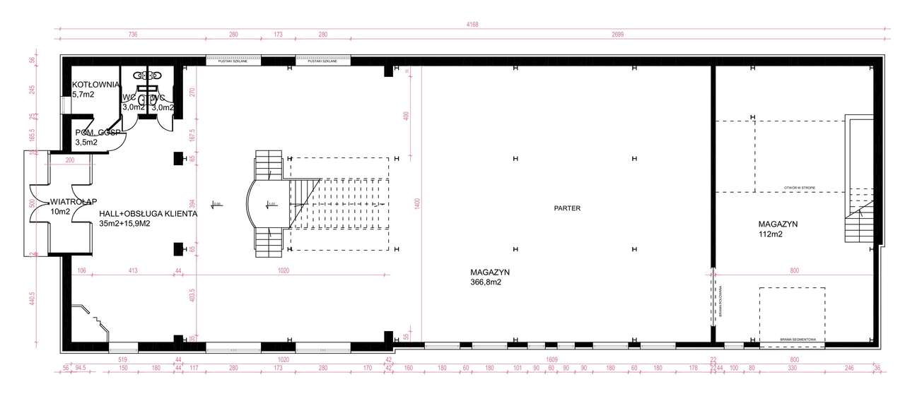 Sprzedam budynek handlowo usługowy w centrum Żar - Pełny obrazek: 4/5