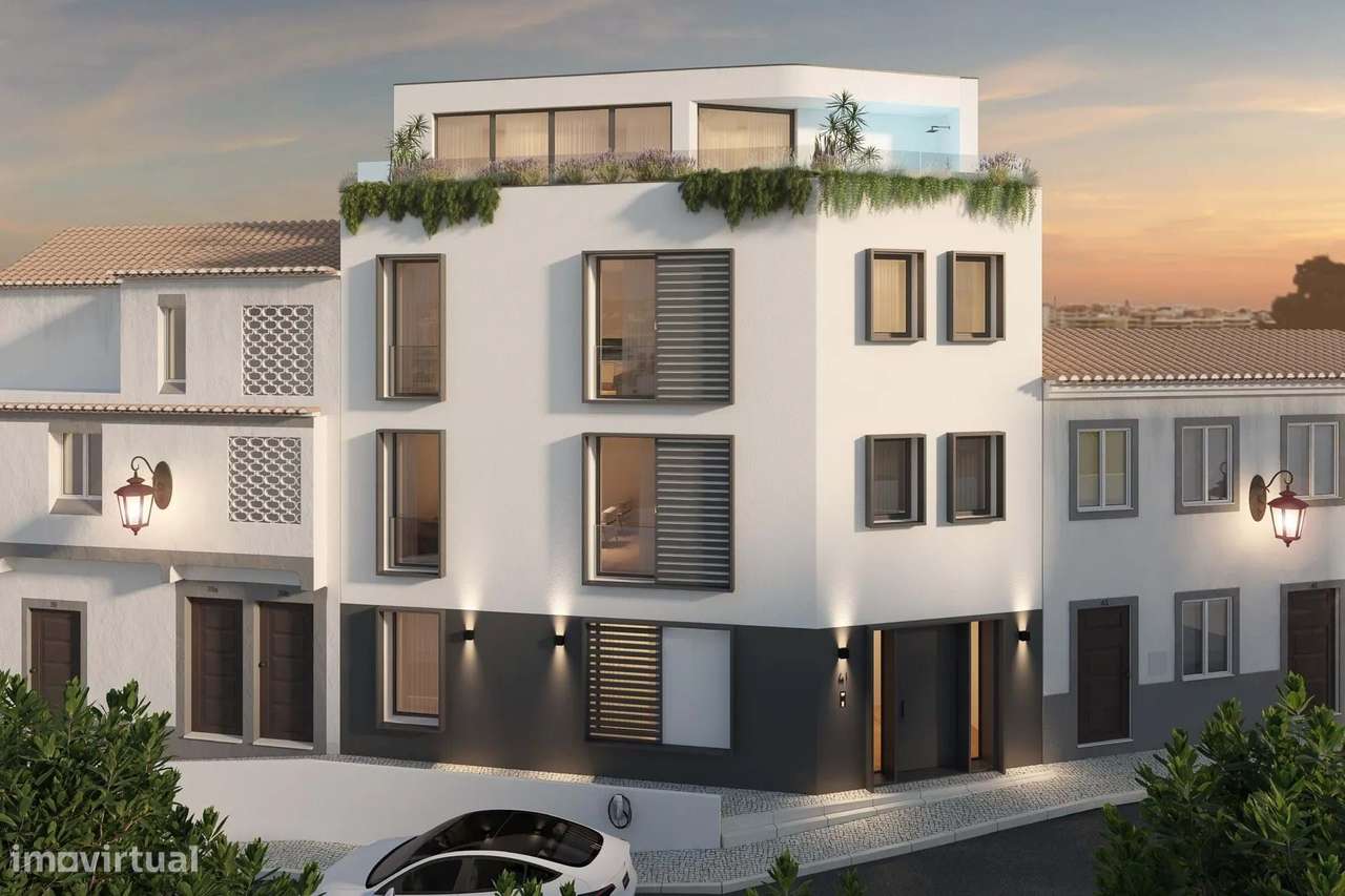 JÓIA NO CENTRO DE LAGOS: ELEGANTE APARTAMENTO T2 COM COMODIDADES MODER - Grande imagem: 4/13