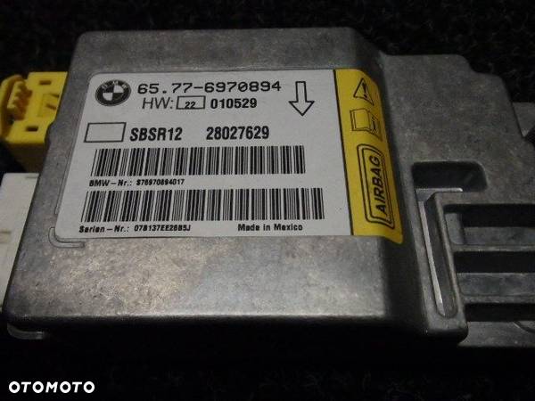 BMW E65 E66 LIFT MODUŁ SENSOR STEROWNIK PODUSZEK POWIETRZNYCH AIRBAG 6970894 RAF-AUTO CZĘŚCI BMW - 3