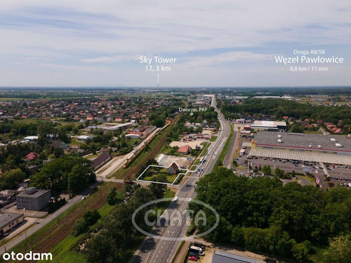 Działka usługowa zabudowana,korzystne mpzp! - Pełny obrazek: 1/15