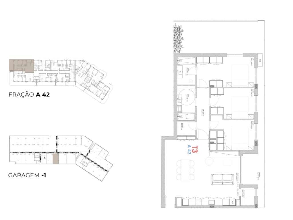 Apartamento T3 | Empreendimento Gaia Premium - Bloco A-7