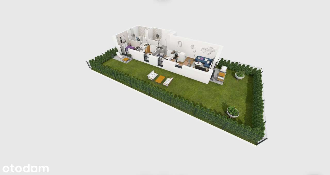 4-pokojowe mieszkanie_OGROMNY OGRÓDEK_MIEJSCE POSTOJOWEW HALI GRATIS. - Pełny obrazek: 2/9