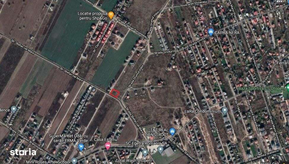 OTOPENI STRADA CIPRIAN PORUMBESCU TEREN 650 MP - IDEAL CASA/VILA - Imagine principală: 3/4