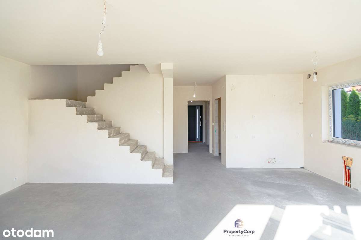 Dom w zabudowie bliźniaczej | Stan deweloperski | Garaż | Duży ogród - Pełny obrazek: 4/15