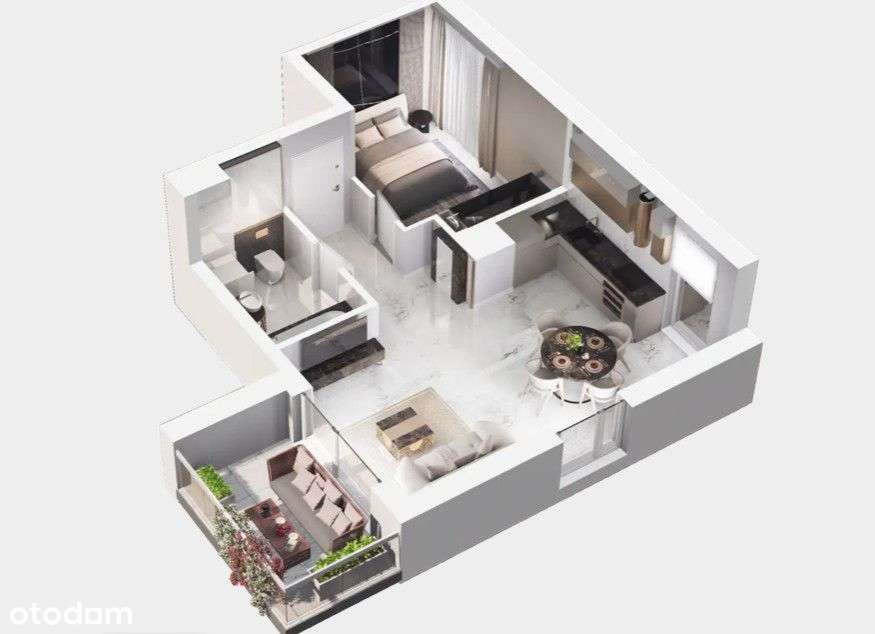 Kamionek | Duży balkon | Metro Mińska – pohled 2