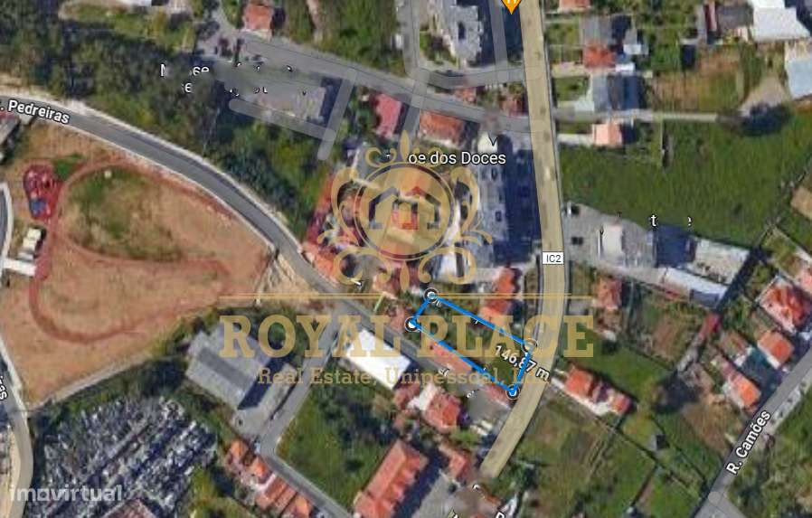 Terreno com 1030m2 junto à Nacional nº1 em Lourosa - Grande imagem: 3/4