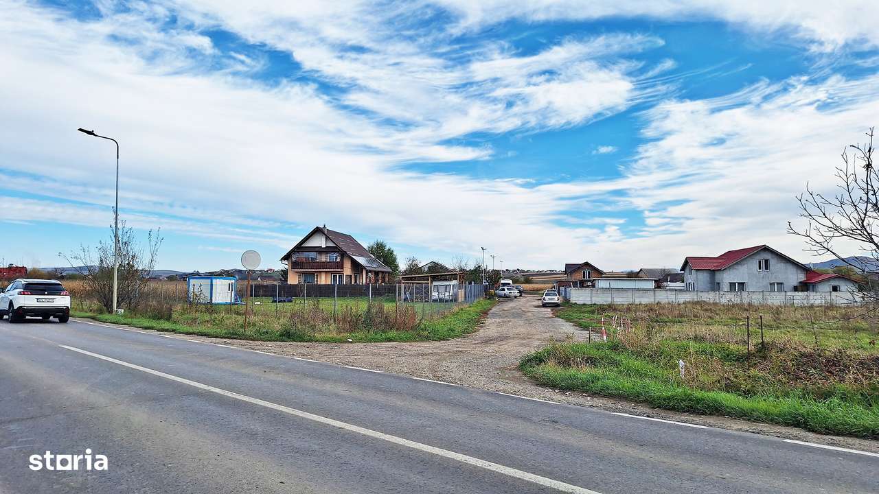 Teren intravilan Bod, 998mp la drum judetean, ingradit.-4