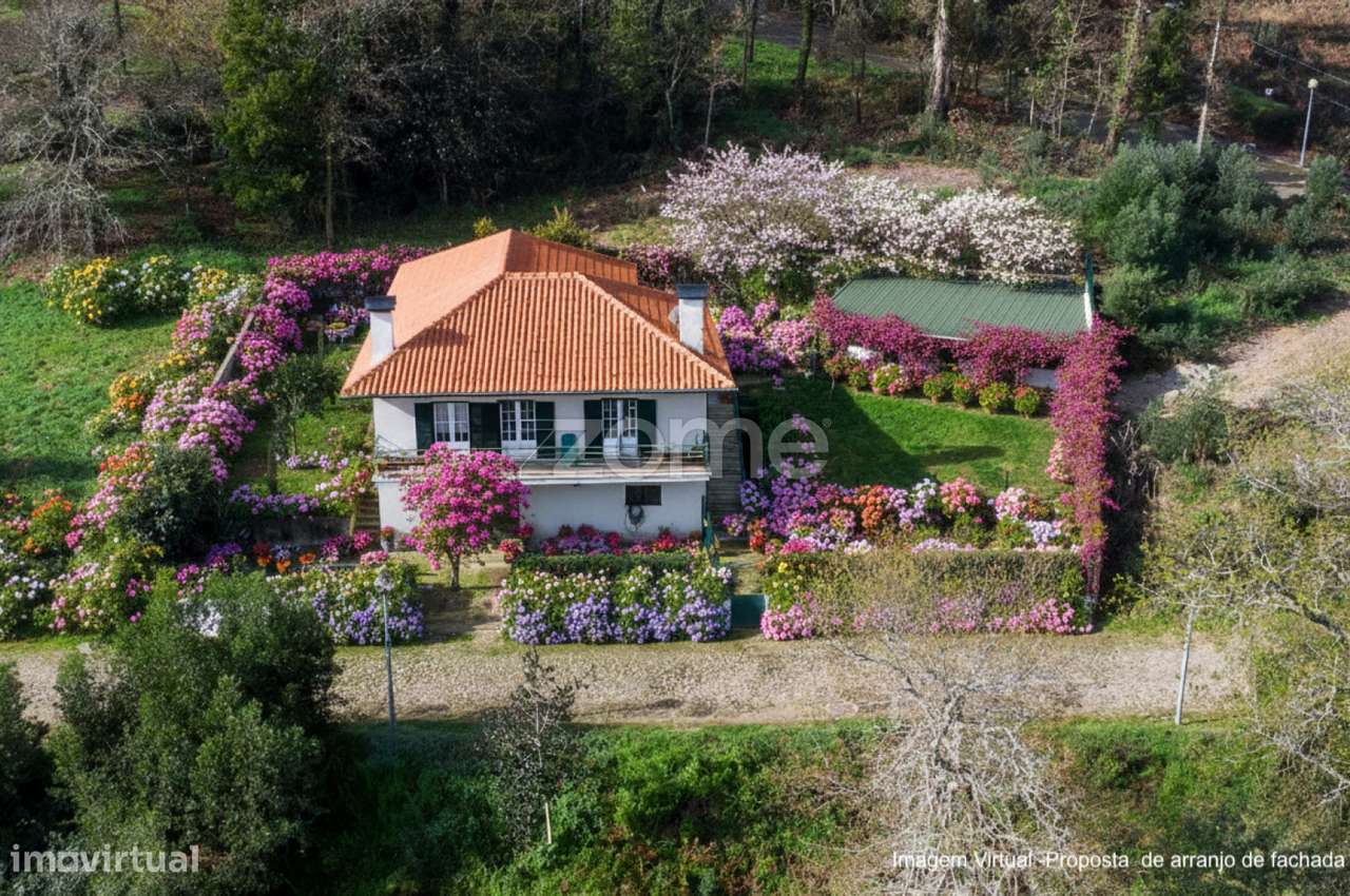 Moradia T3 • Individual • Jardim • Garagem • Canil •.Venade • Camin... - Grande imagem: 2/48