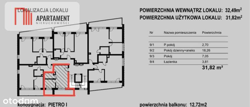 Ekskluzywne mieszkanie w Niemczu z dużym balkonem - Pełny obrazek: 4/5