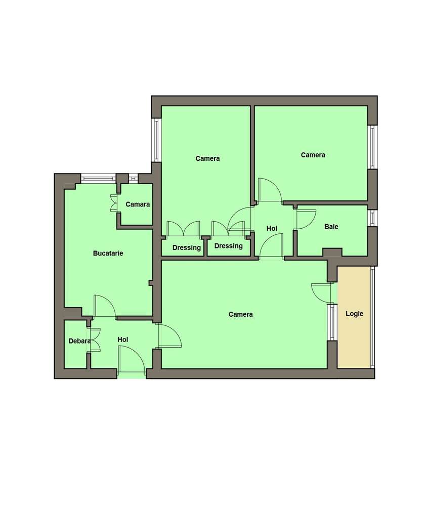 De vanzare ap 3 cam, cf 1, Vlaicu - Lebada, Z-uri, amenajat-5