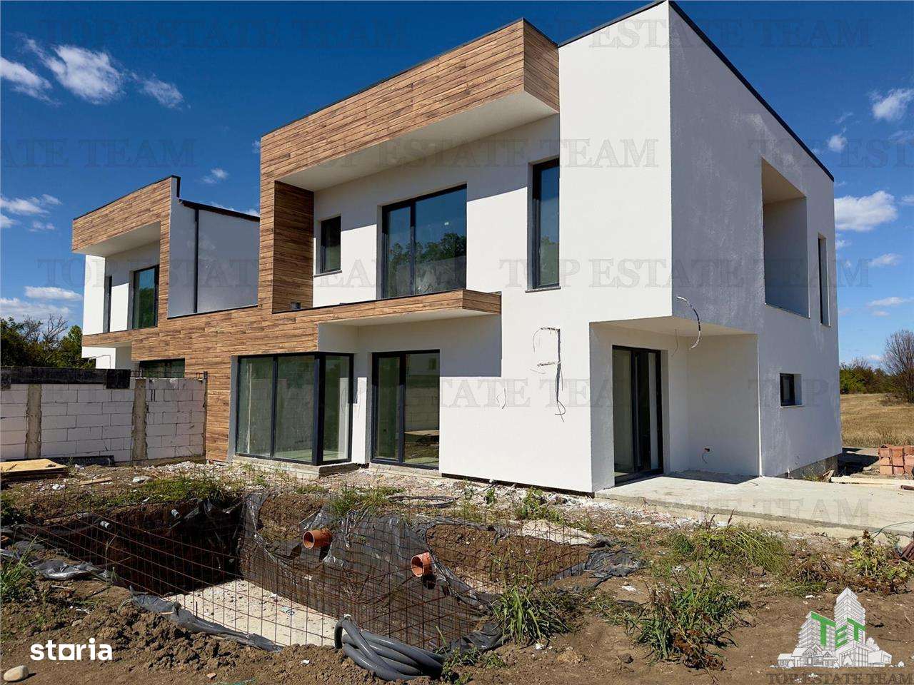 Vile premium cu garaj si piscina in Tunari-3