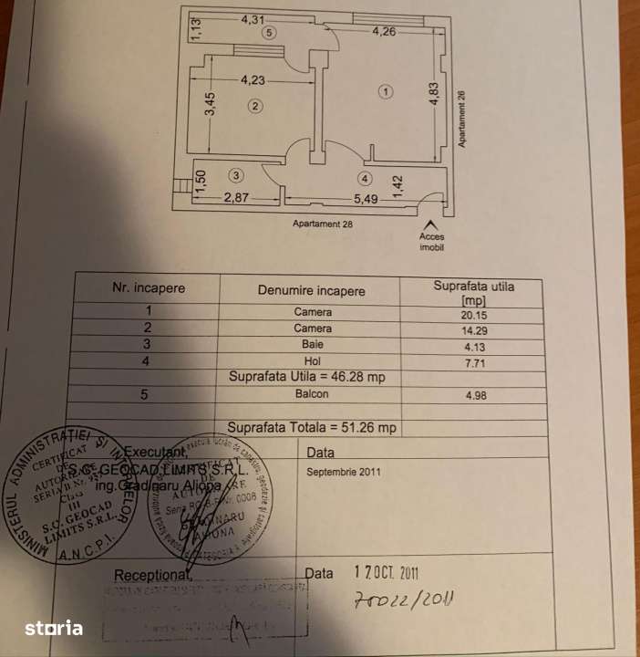 Apartament 2 camere | Decomandat | Compozitorilor-5