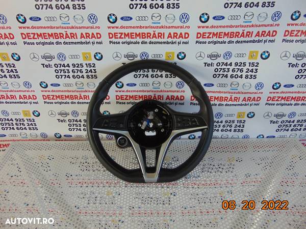 Volan Alfa Romeo Stelvio volan piele cu comenzi buton start stop dezmembrez - 2