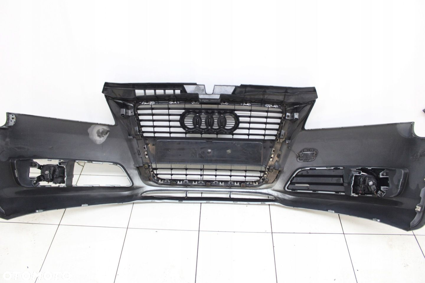 AUDI A3 8P LIFT 08R- ZDERZAK PRZÓD PRZEDNI GRILL LY7E - 2