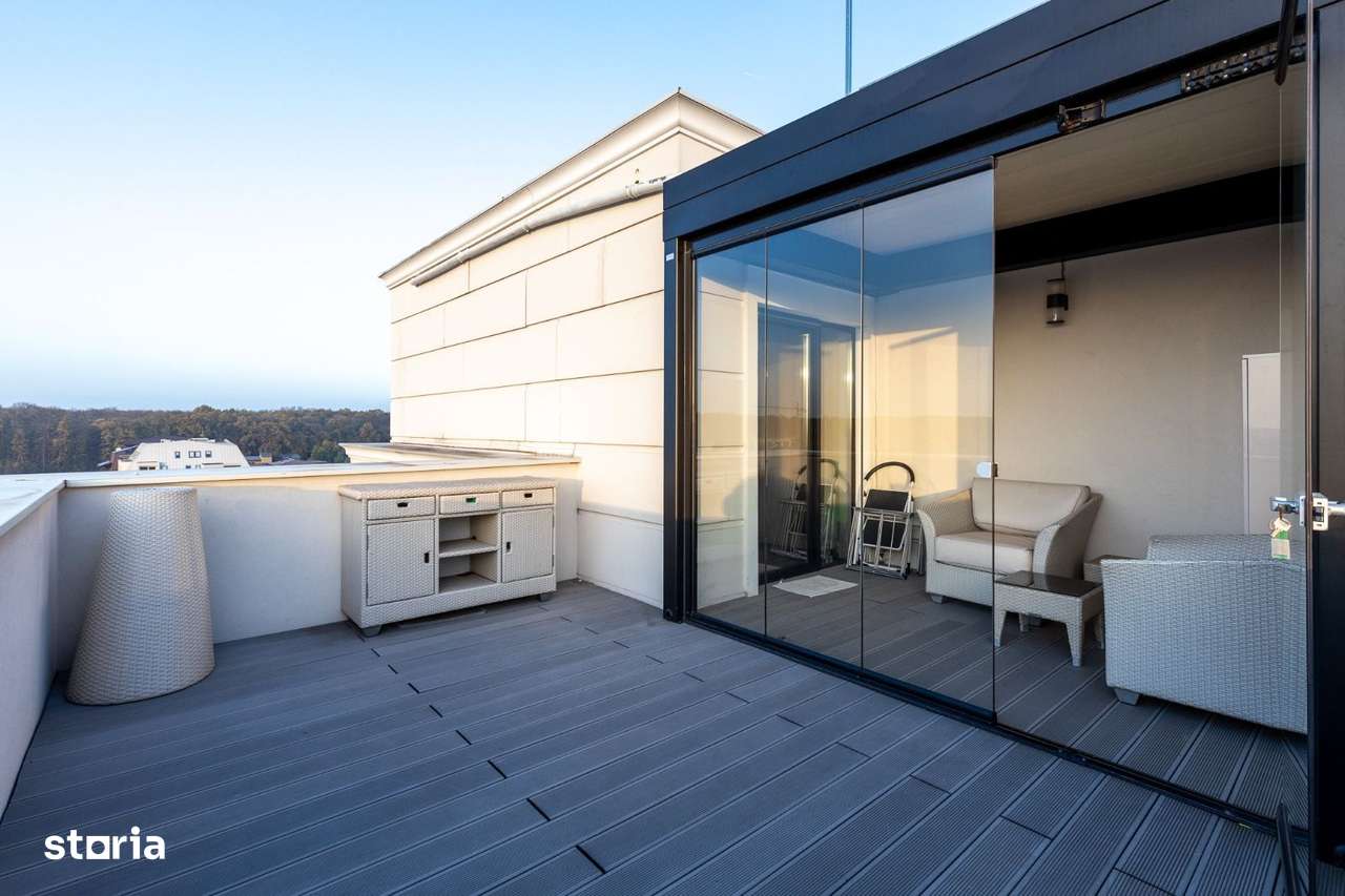 Penthouse Trastevere, complex cu piscina si gym-7