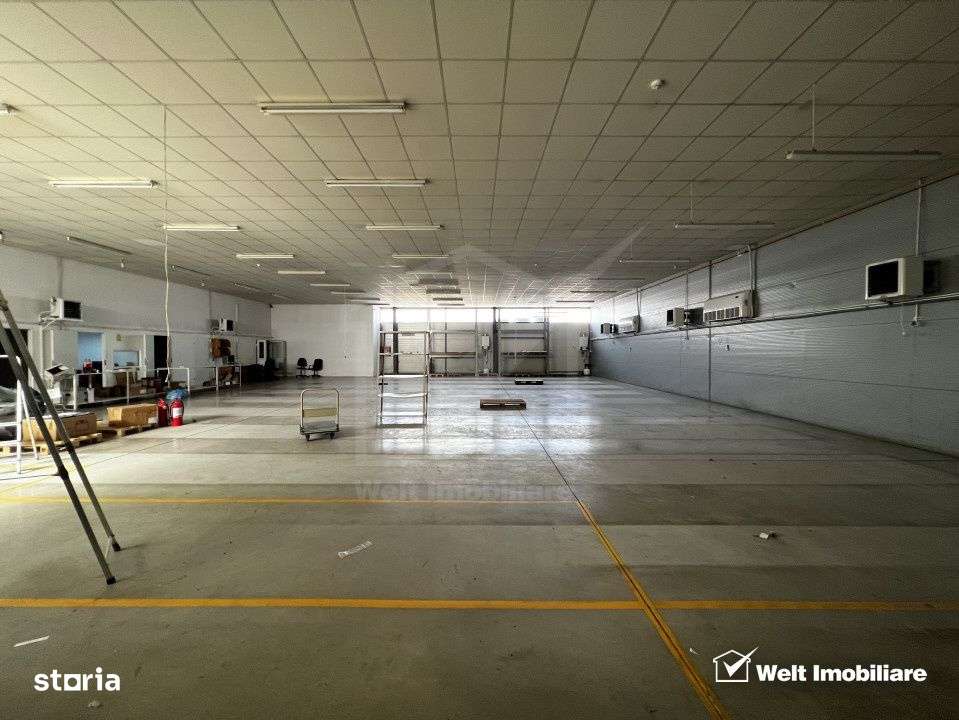 Depozit 600mp 2 rampe + birouri 180mp, 14 parcari, Lidl - Baciu - Imagine principală: 2/8