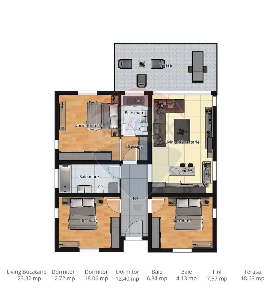 VILA WISE  - Casa individuala, noua 4 camere, teren 467mp - Imagine principală: 4/14