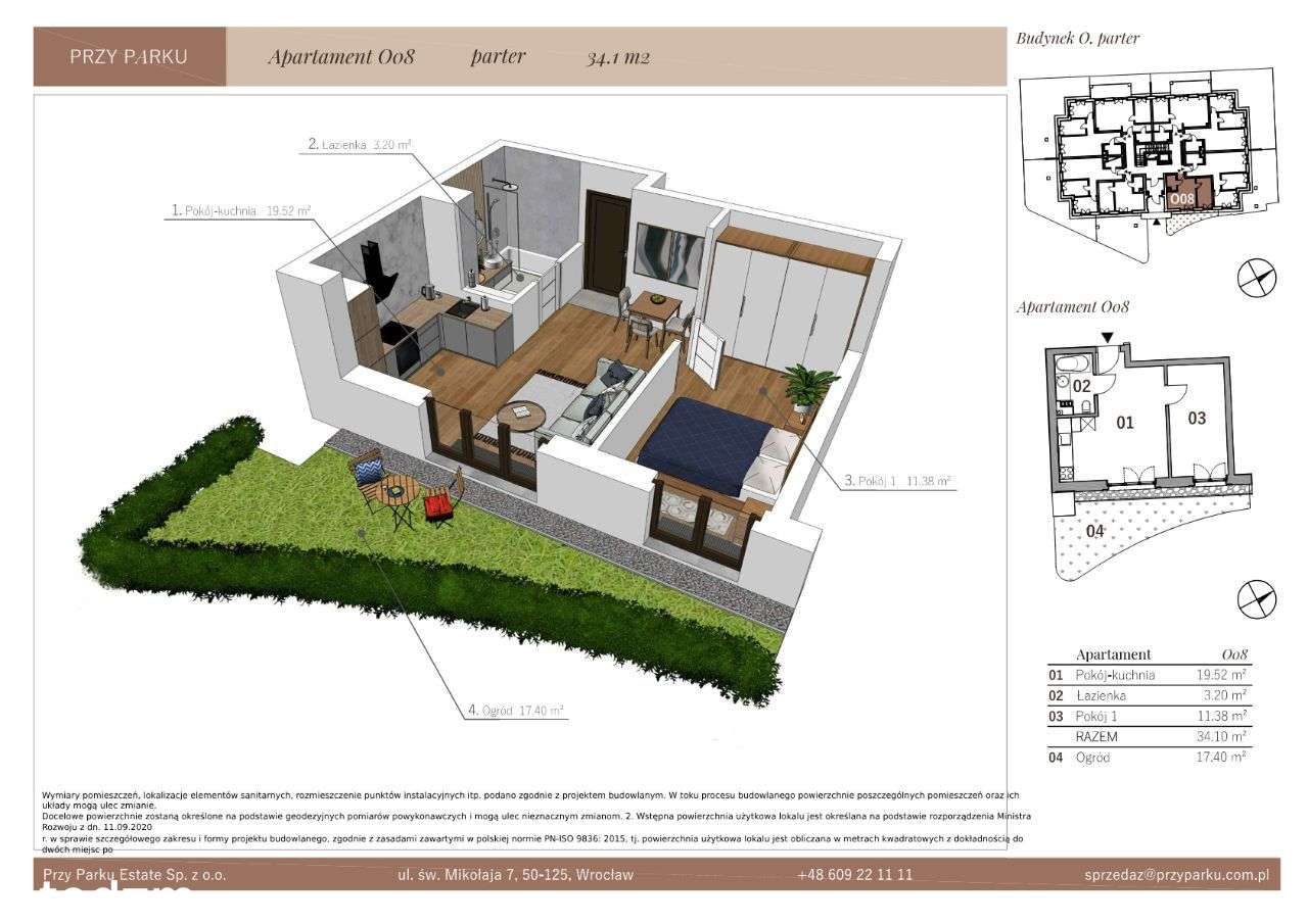 Nowe 2-pokojowe mieszkanie z ogrodem - Pełny obrazek: 4/7