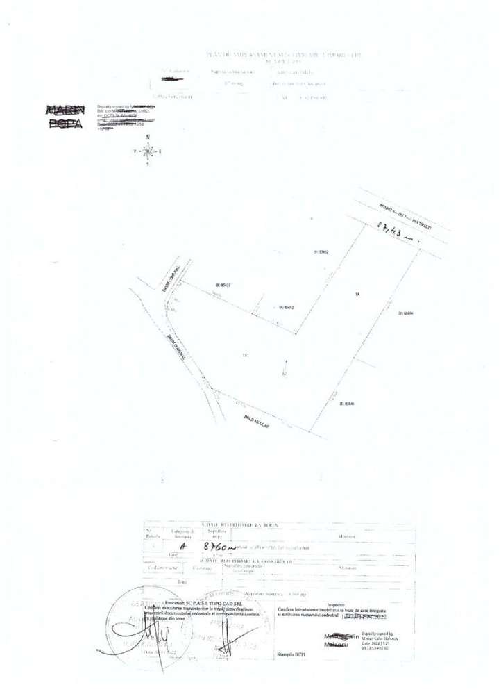 Vând 8760 mp teren intavilan pe raza com. Călineşti, jud. Argeş. - Imagine principală: 4/6