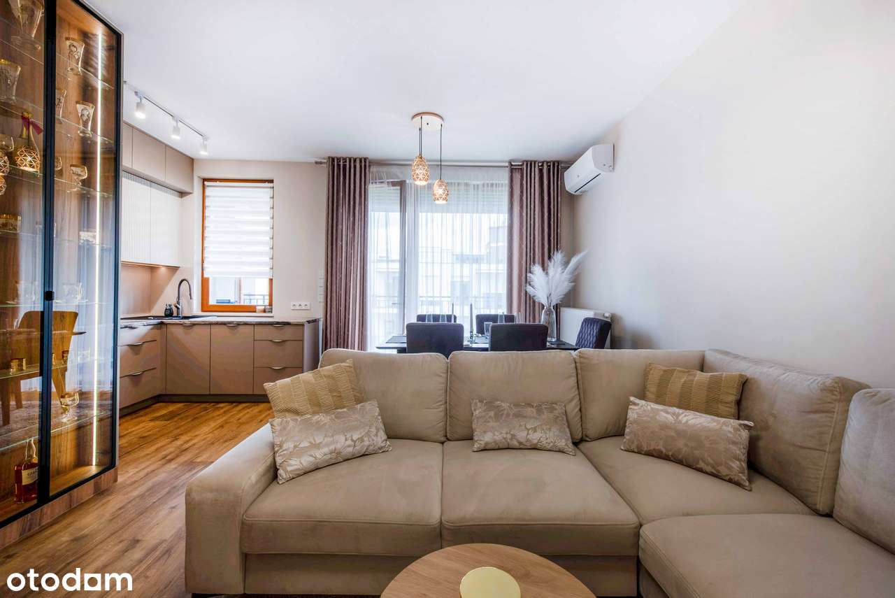 Nowe, wykończone 3 pok. o pow. 61 m2, + loggia, miasteczko Wilanów.-4