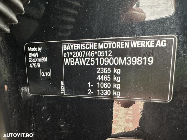 BMW X3 xDrive20d Aut. M Sport Edition - 39
