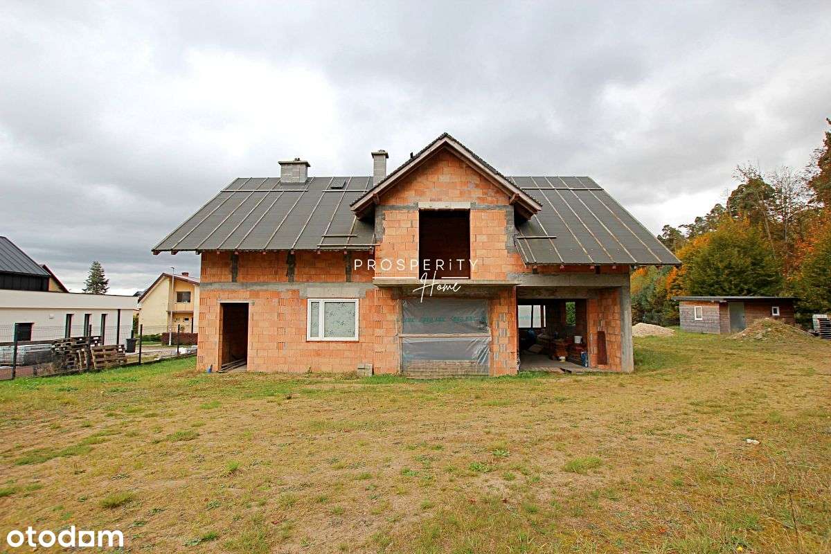 Dom w stanie surowym otwartym pod lasem - Góra - Pełny obrazek: 5/18