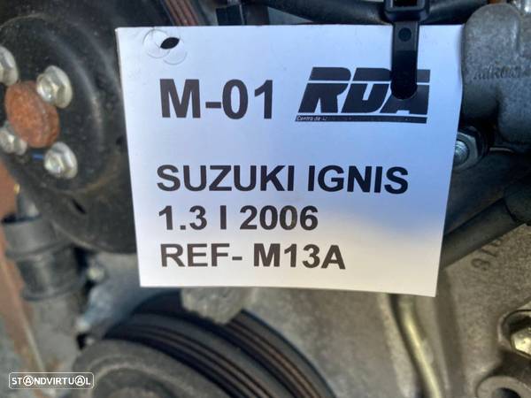 M01 Motor Suzuki Ignis 1.3 I De 2006 Ref- M13A - 5
