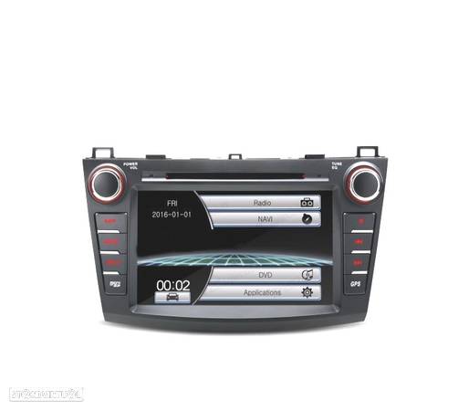 AUTO RADIO DVD GPS ECRA TÁCTIL 8" PARA MAZDA 3 CON CANBUS Y MANDOS DE VOLANTE - 2