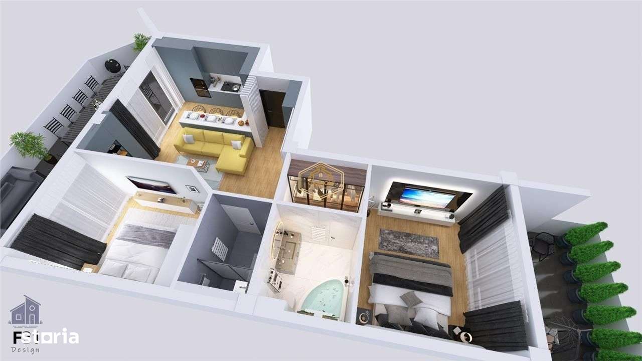 Garden Apartments | Locuinte moderne cu 3 camere in Centru - Bloc Nou - Imagine principală: 4/14