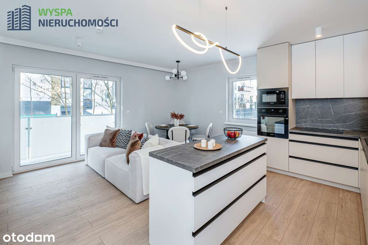 Świetne nowe mieszkanie z dużym ogrodem i balkonem