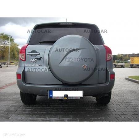 Carlig de remorcare pentru TOYOTA RAV 4 - 5 usi -  cu roata de rezerva pe haion- sistem semidemontabil -cu suruburi - 9