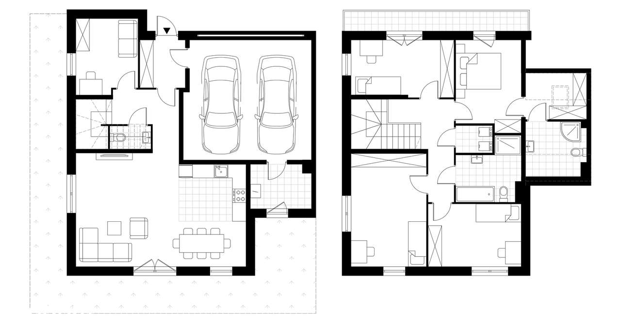 6-pok. dom 151 m2 + duży ogródek 327 m2 - Pełny obrazek: 4/9