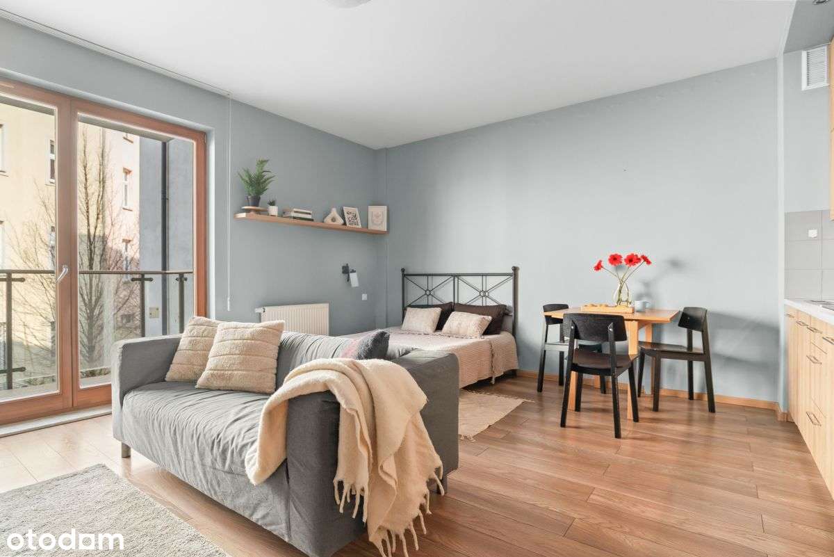 Studio z balkonem | 7 min od Starego Rynku | Tuż przy Wartostradzie-4