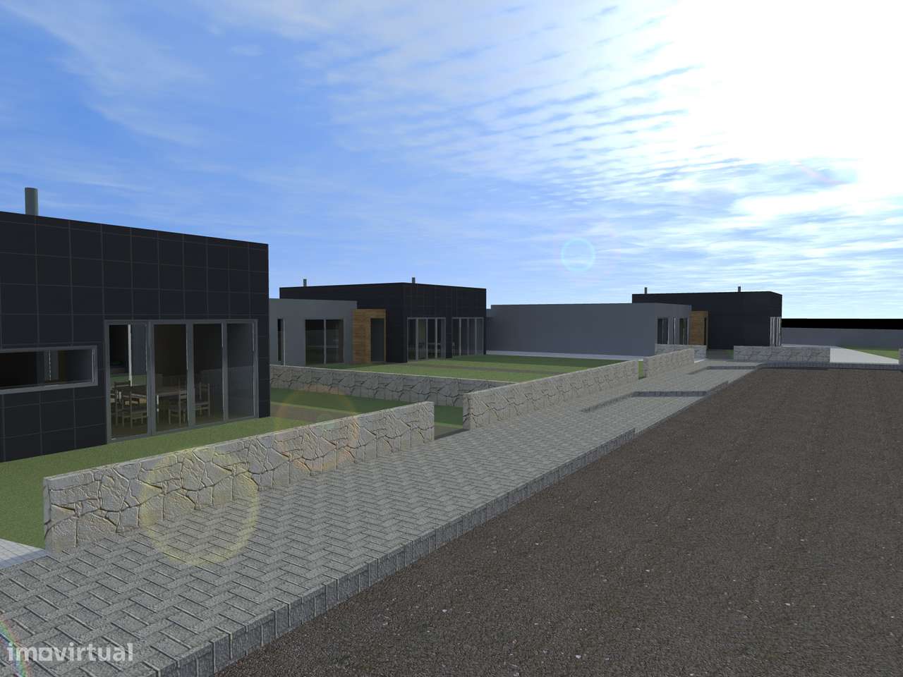 Terreno com Projeto de construção 3 moradias-2