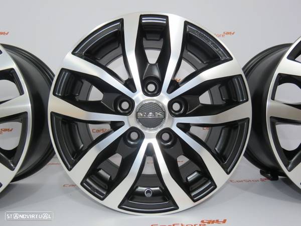 Jantes MAK Load 5 ICE Black 16 x 6.5 et55 5x118 Fiat Ducato Autocaravana - 1