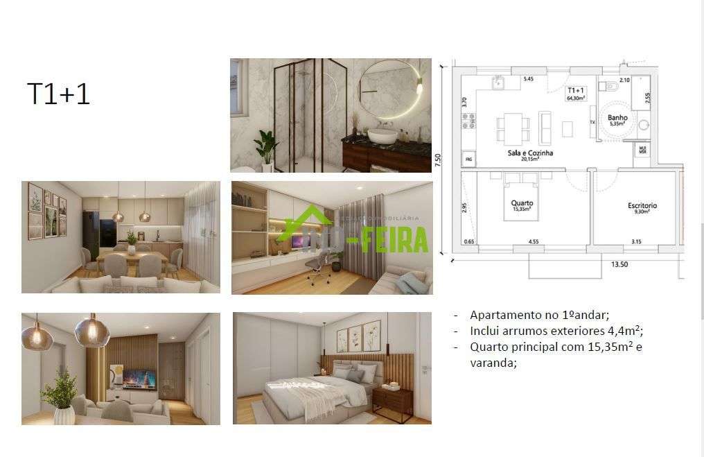 Apartamento T1 + 1-14