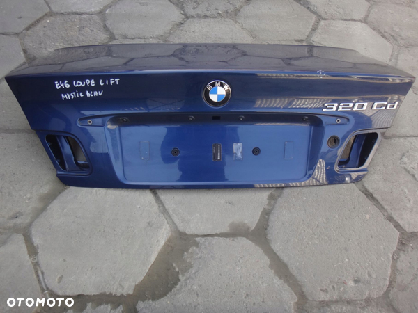 KLAPA BAGAŻNIKA BMW E46 COUPE LIFT MYSTICBLAU - 2