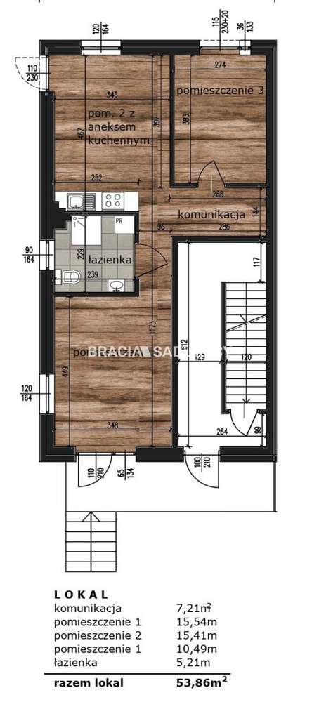 mieszkanie ul. Myśliwska stan deweloperski - Pełny obrazek: 4/9