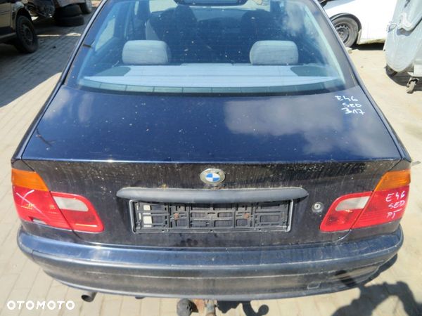 KLAPA BAGAŻNIKA TYLNA 3 E46 SEDAN 317 NIEBIESKI ORIENTBLAU BMW 1998-2002 - 1