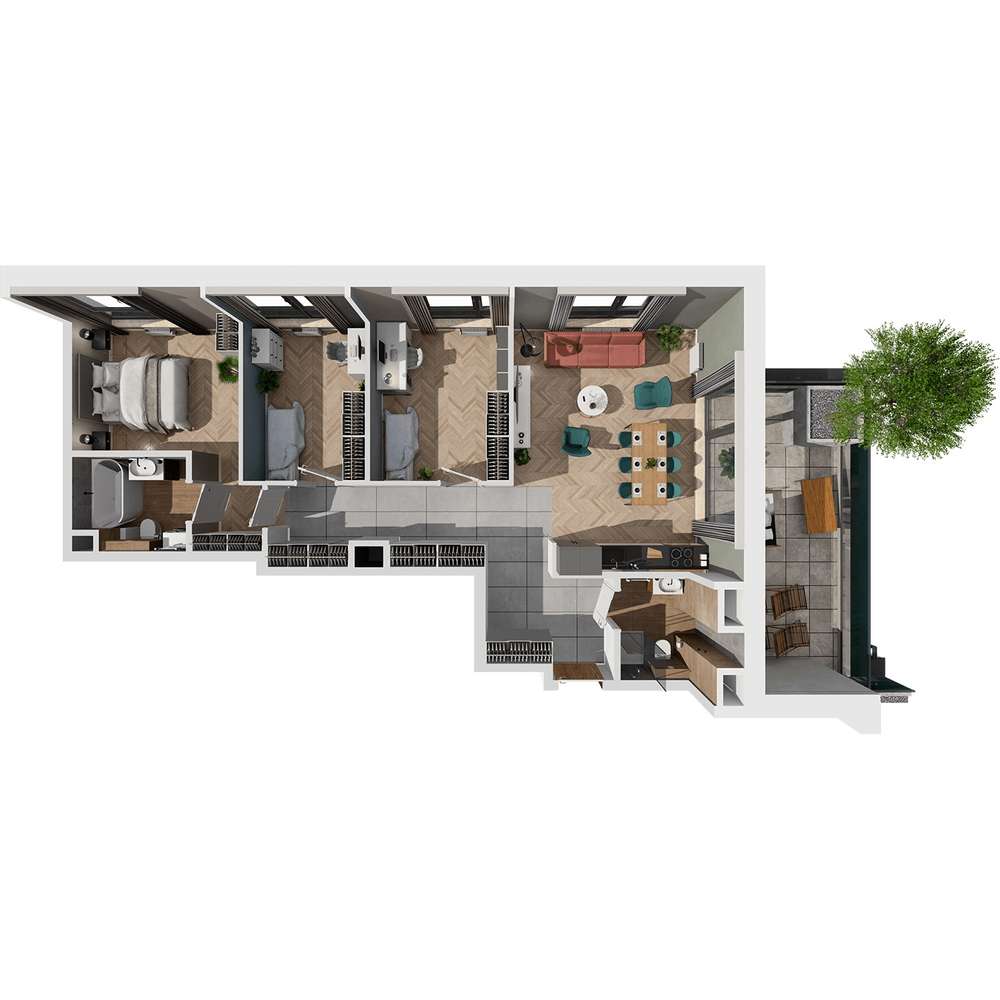 Sopot | 4-pokojowy apartament z tarasem. Bez prowizji! - Pełny obrazek: 4/10