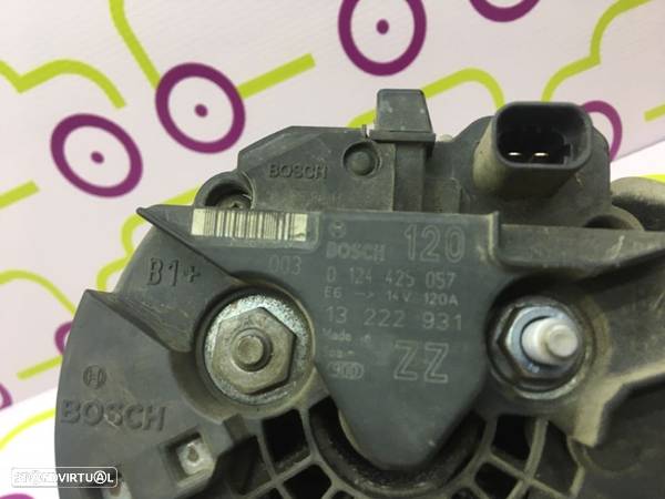 Alternador Opel Corsa D 1.2 80Cv de 2008 - Ref : 0124425057 - NO50034 - 3