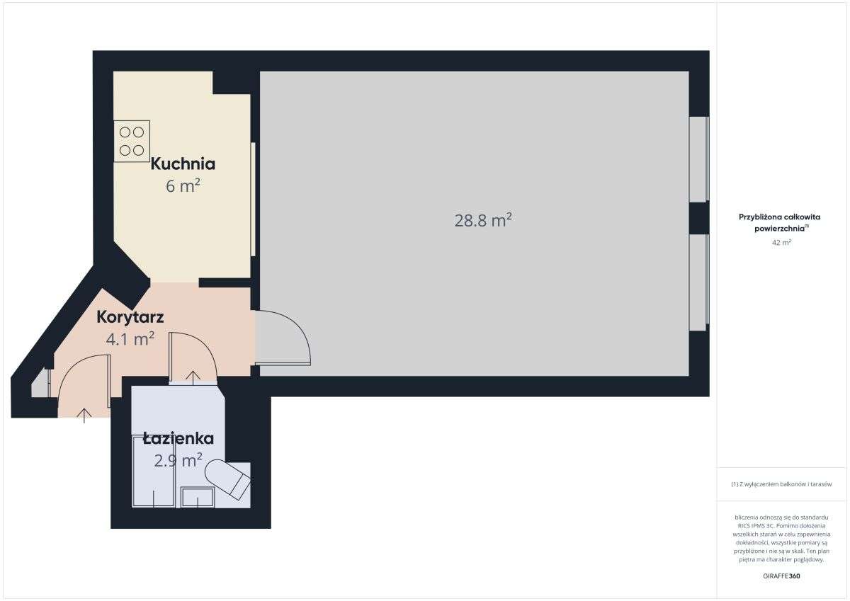 Wysokie mieszkanie, ścisłe centrum.-4